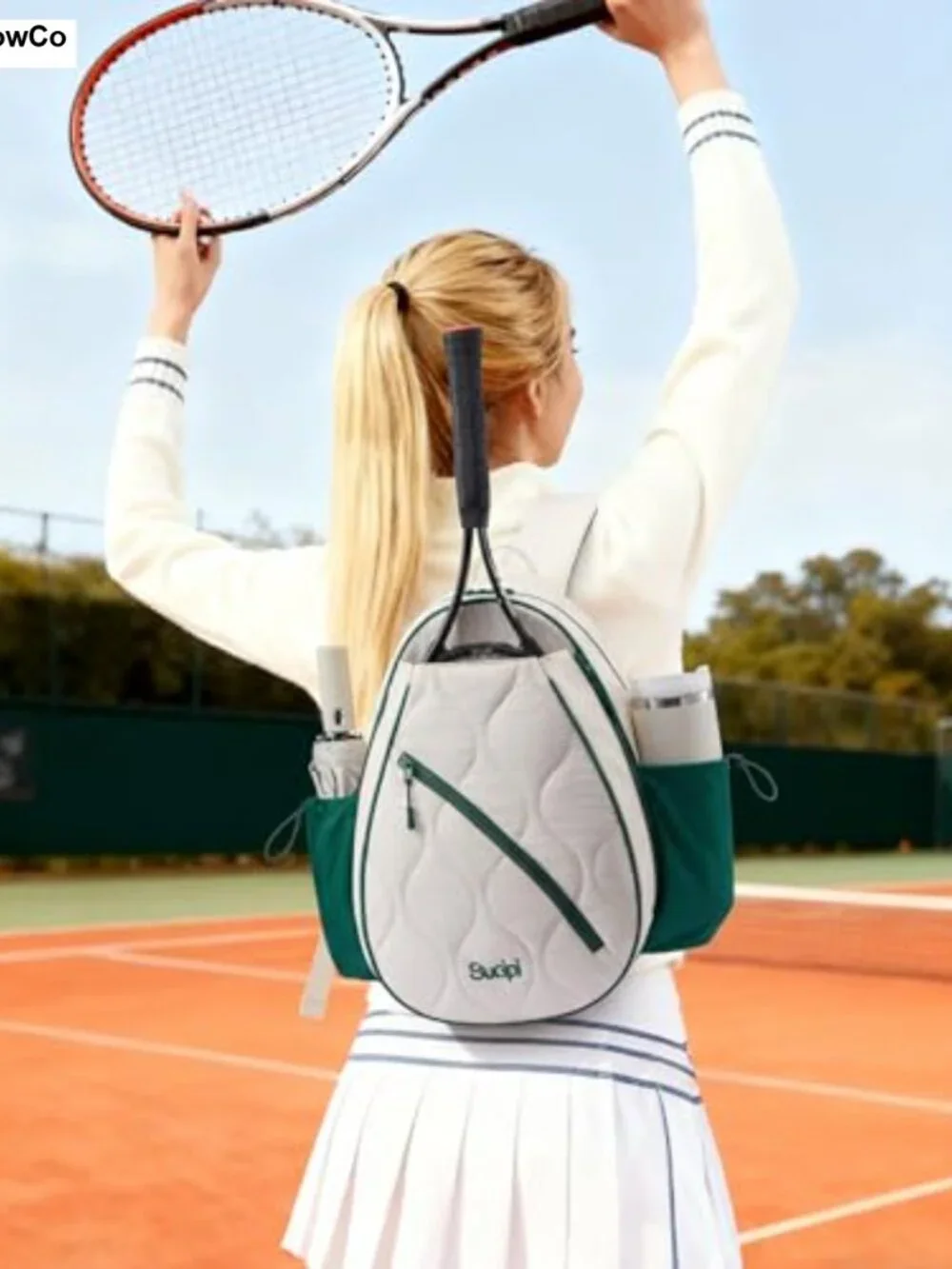 Tennis Racket Backpack for Men Women Machine Washable Pickleball Badminton